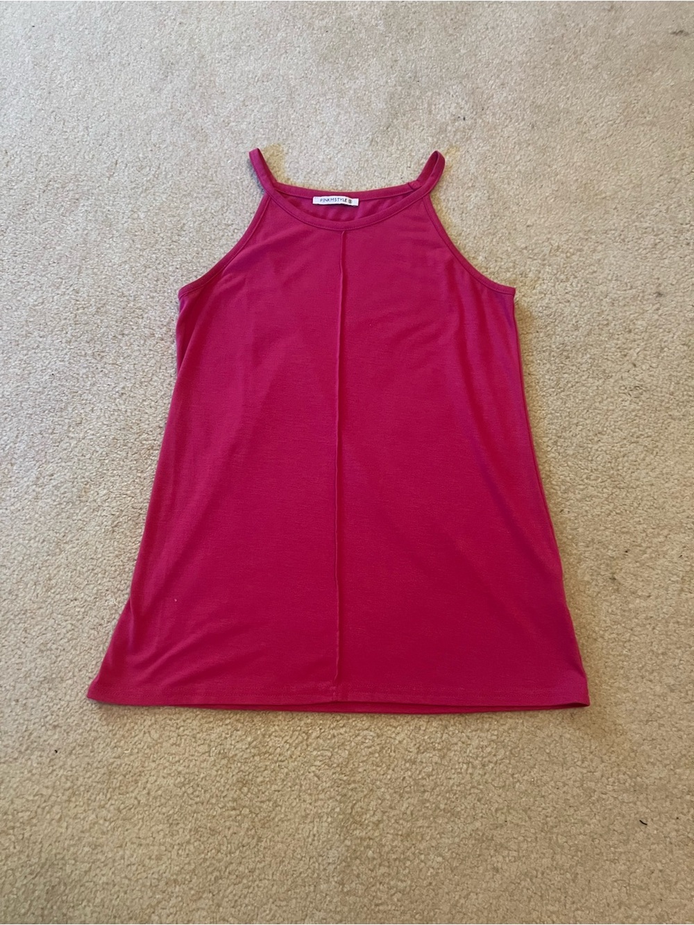 Pinkmstyle tank top. Size small. Color pink